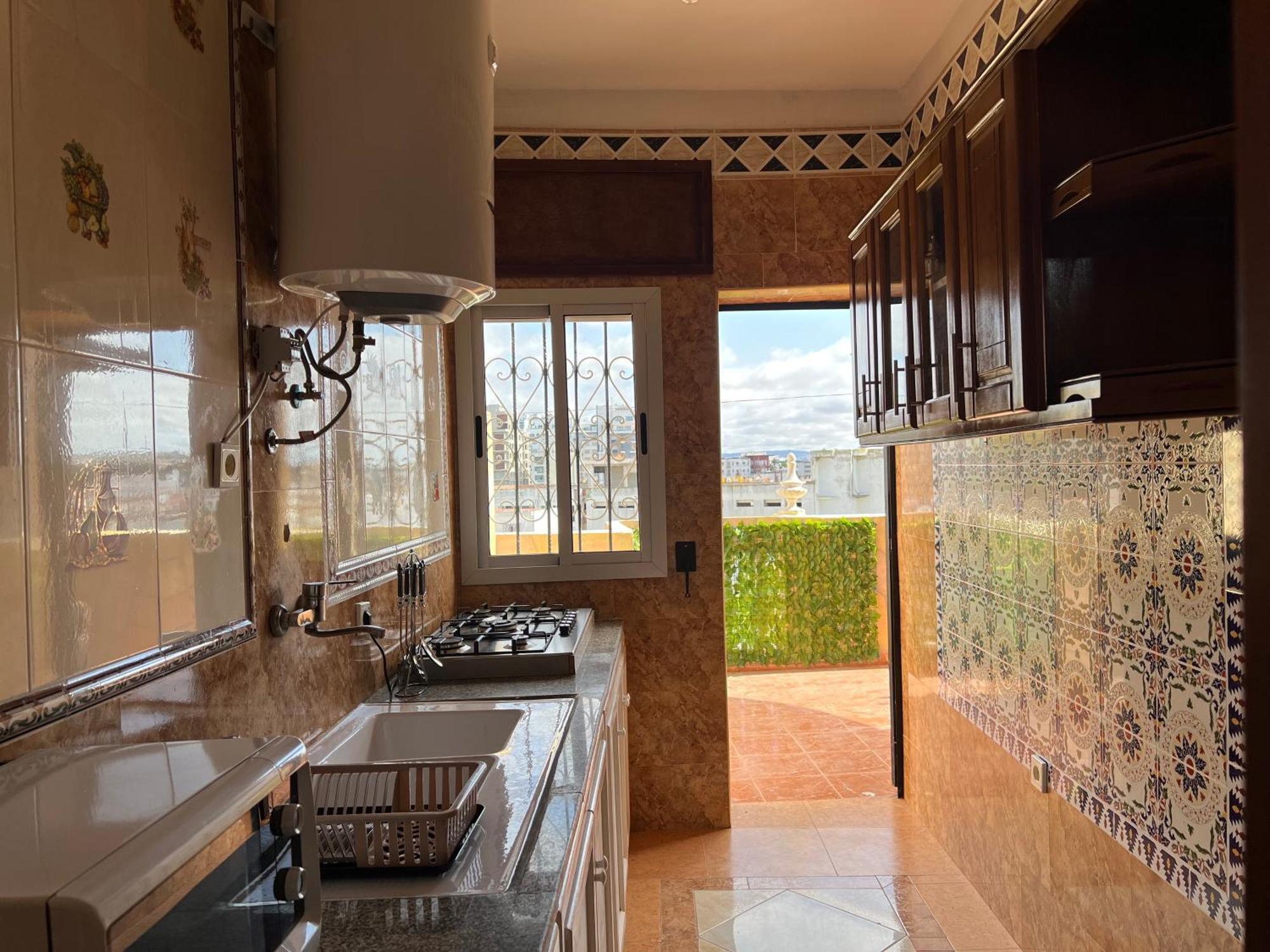Apartment City Center Panoramic View Terrace Tangier Bagian luar foto